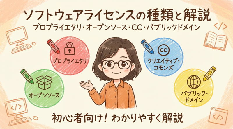 ソフトウェアのライセンスの種類｜ソフトウェアのライセンスとは？