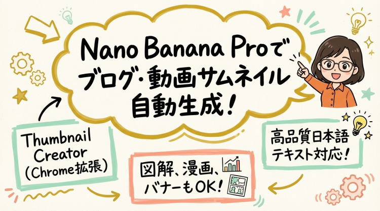 記事の内容を可視化した図解（グラレコの例）